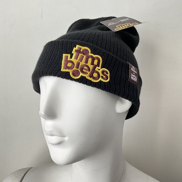 Justin Beiber Tim Horton Beanie Biebs Hat Collab Merch Knit Toque Cap Winter - Picture 3 of 12